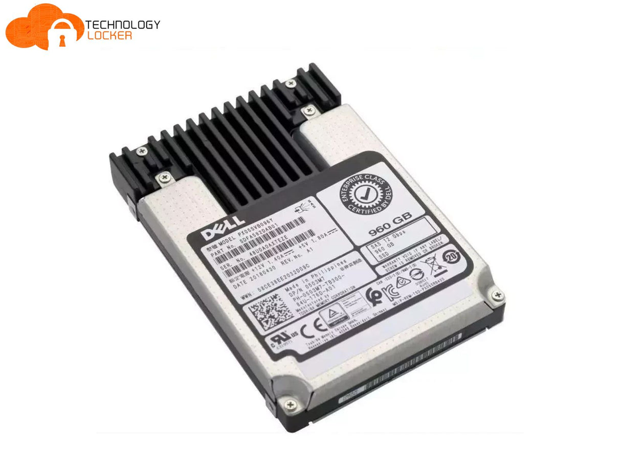 Dell PX05SRB096Y 960GB SSD SAS 12 Gbps 2.5" SDFAM82DAB01 0MWGK7