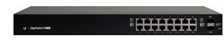 Ubiquiti Unifi EdgeSwitch 16 ES-16-150W Gigabit Switch 16 port 2x UF-RJ45-1G SFP