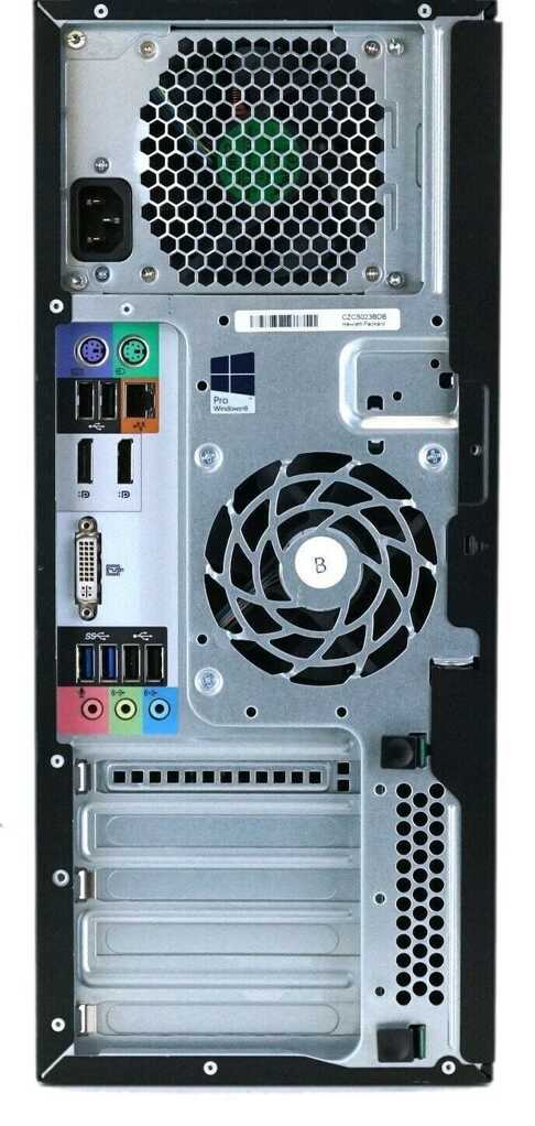 HP Z230 Tower Workstation i7-4790 16GB RAM 128GB SSD 500GB