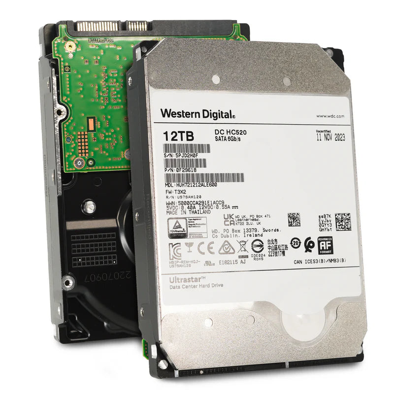 HGST WD Ultrastar DC HC520 HDD HUH721212ALE600 12TB 7.2K SATA 6Gb/s Hard Disk Drive