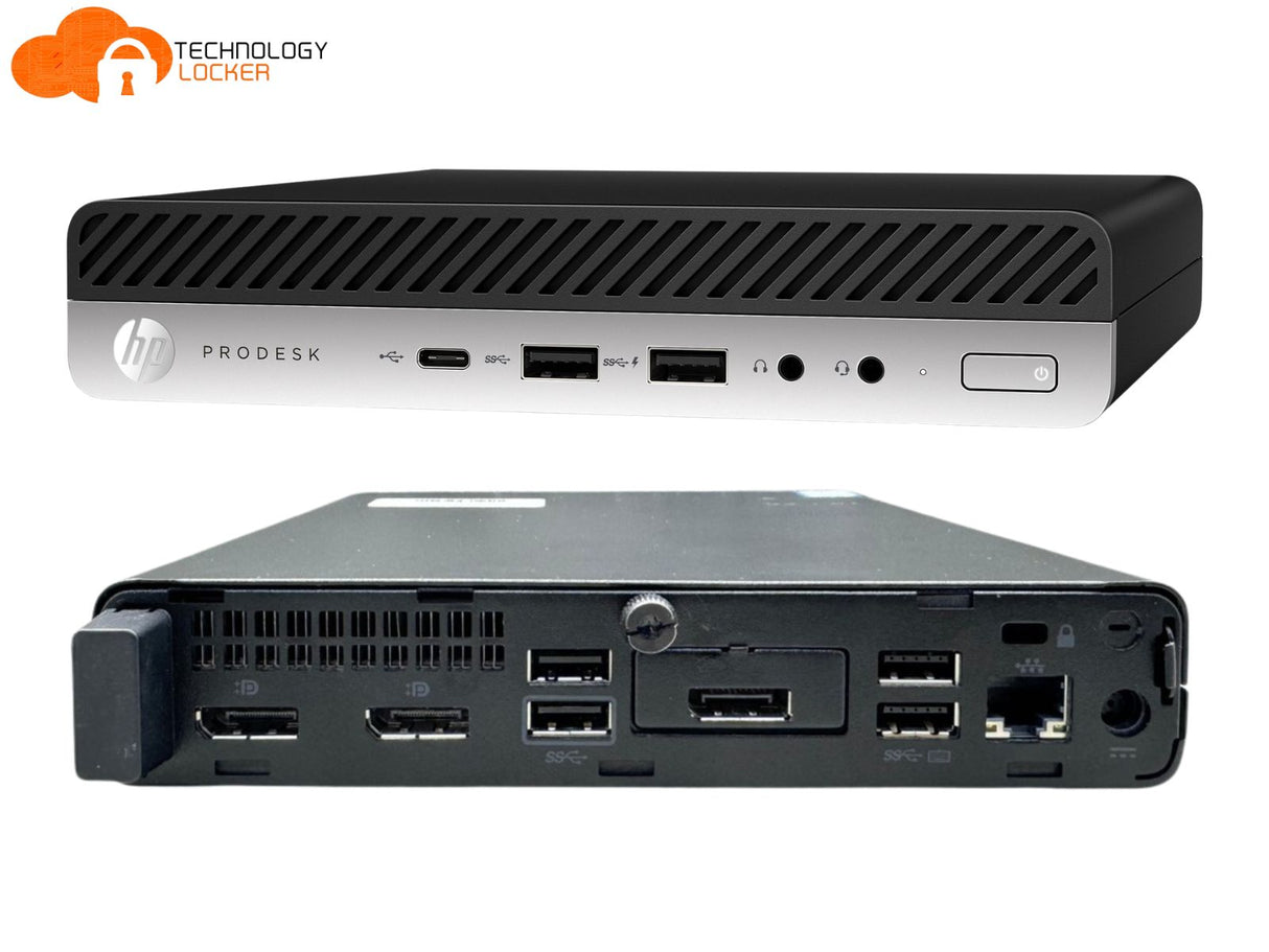 HP ProDesk 600 G5 Desktop Mini PC i5-9500T @2.2 8GB RAM 256GB SSD Win 11 Pro