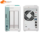 Qnap TS-251A NAS Server 4TB (2x2TB Hard Drives) White