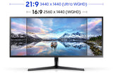 Samsung S34J550WE 34" Ultra-Wide WQHD 3440 x 1440 4ms Monitor - No Stand