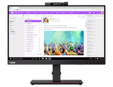 Lenovo ThinkVision T22v-20 IPS LED Full HD 21.5" Monitor with Webcam, Mic, Speakers