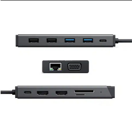 Alogic MV2 USB-C 12-In-1 Mini Dock Dual FHD Display DUCDMV2 1000W Charging Port