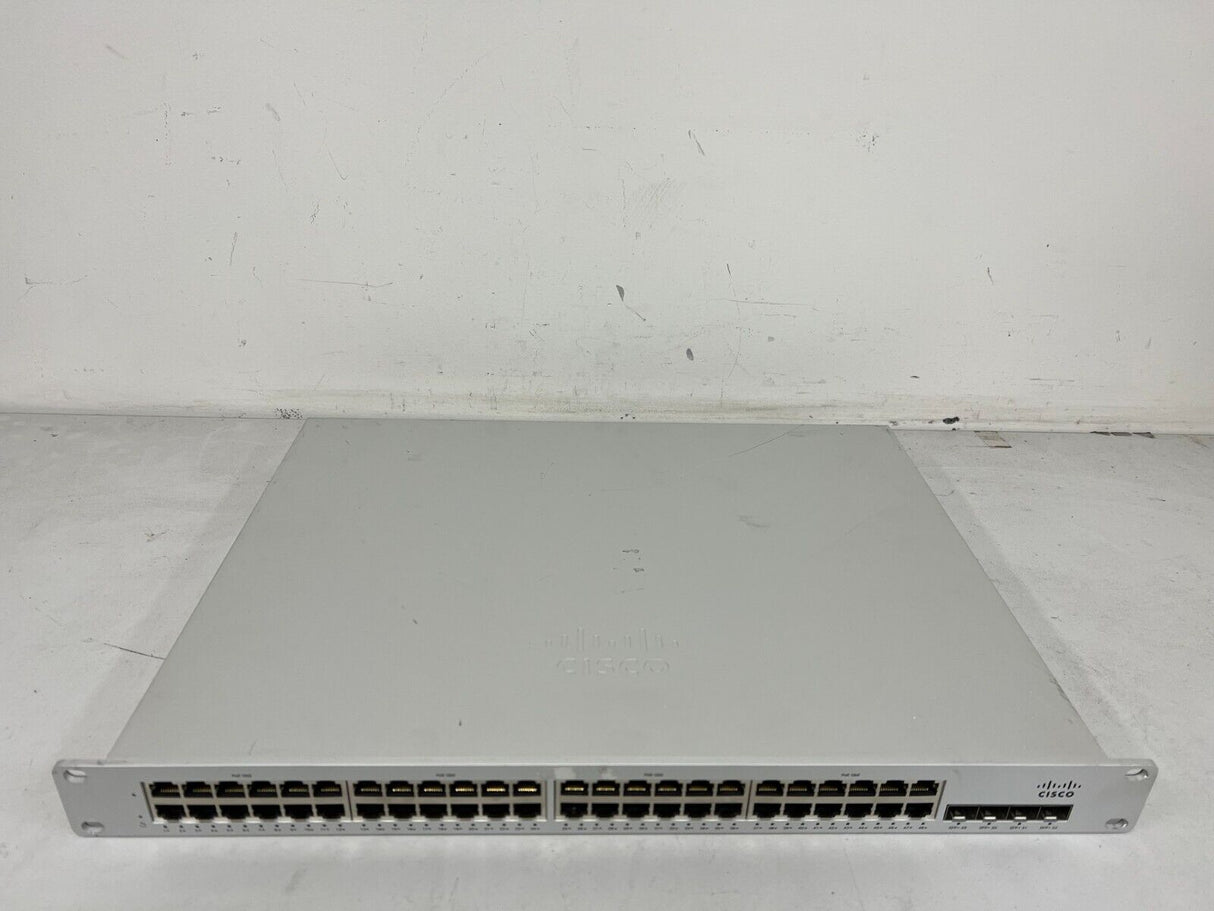 Cisco Meraki MS225-48FP-HW Cloud-Manged L2 48 Port Gigabit PoE Switch 4x SFP