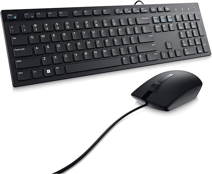 New Wired Keyboard & Mouse Bundle - Free Combined Postage
