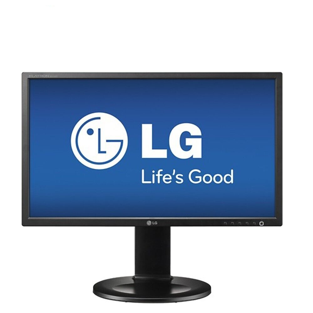 LG Flatron W2242PM-BF 22" Widescreen LCD Monitor VGA DVI Built-in Speakers